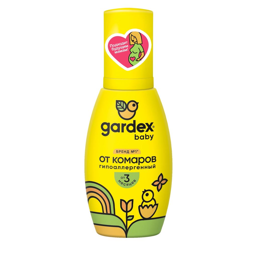 фото упаковки Gardex Baby Спрей от комаров для детей