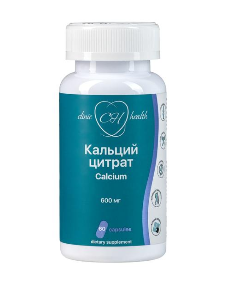 фото упаковки Clinic Health Кальций цитрат