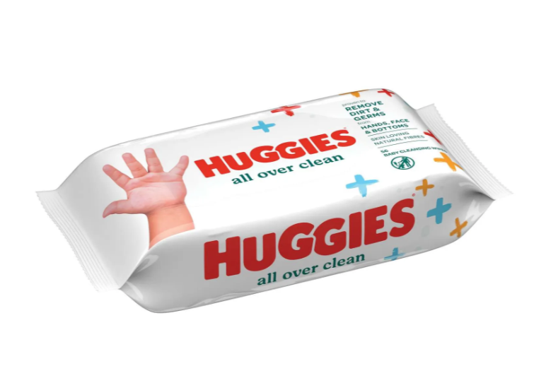 Huggies All over clean салфетки влажные детские, 56 шт.