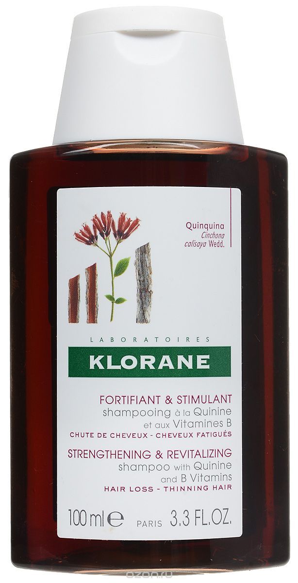 фото упаковки Klorane Шампунь с экстрактом хинина и витаминами B
