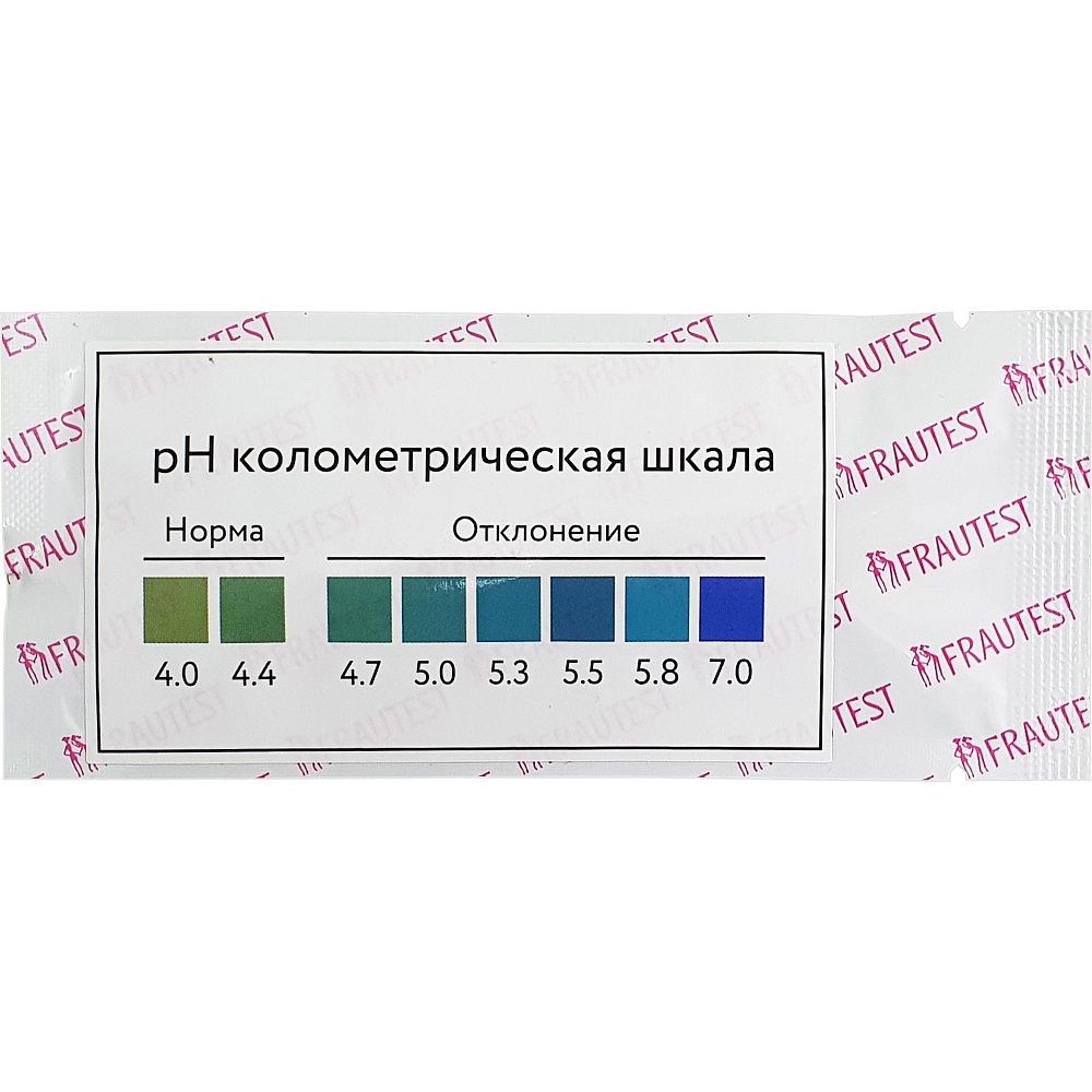 Frautest pH-Balance Тест для определения уровня кислотности влагалища, 3 шт.