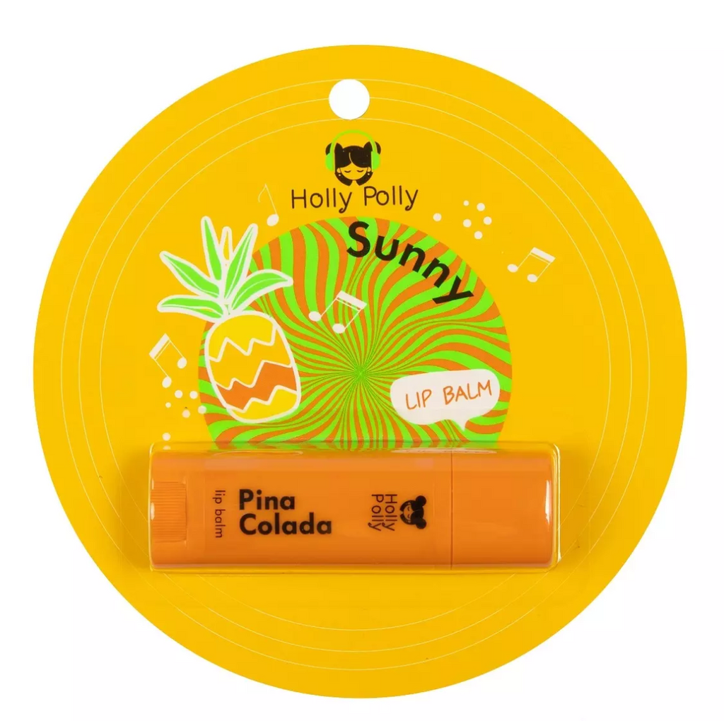 Holly Polly Бальзам для губ Sunny, бальзам, пина колада, 4,8 г, 1 шт.