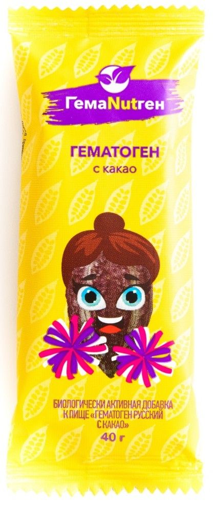 фото упаковки Гемаnutген Гематоген с какао