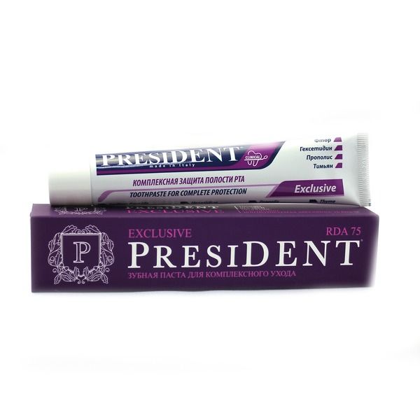 фото упаковки PresiDent Exclusive зубная паста
