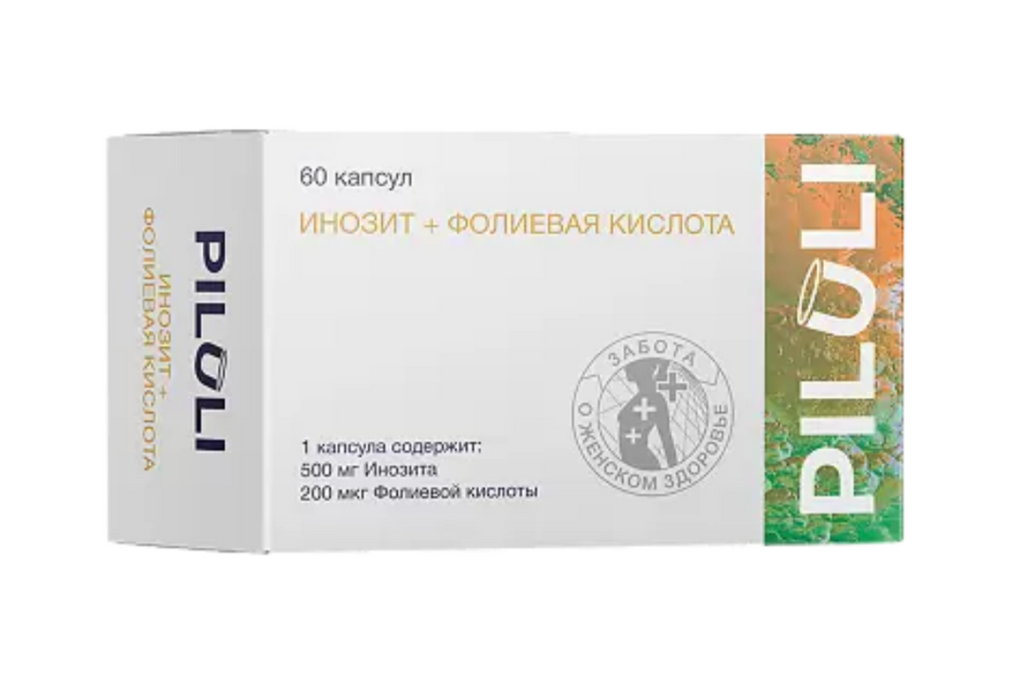 фото упаковки Piluli Инозит+фолиевая кислота