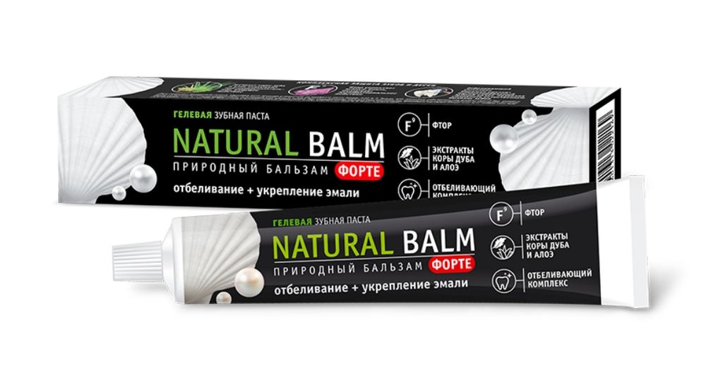 фото упаковки Природный бальзам Зубная паста Natural Balm Форте