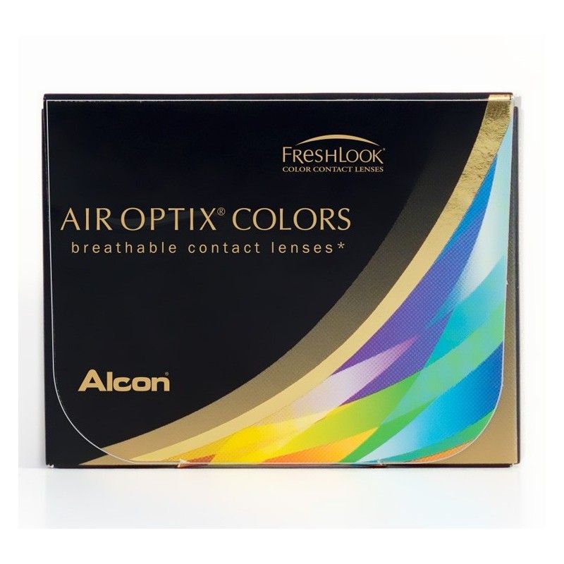 Alcon Air Optix Colors цветные контактные линзы, -0,00 D, Gemstone green, 2 шт.