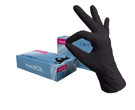 фото упаковки Перчатки MediOk смотровые нитриловые