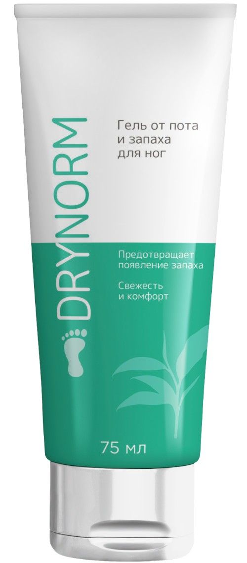 фото упаковки DryNorm Гель для ног от пота и запаха