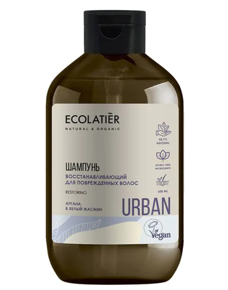 фото упаковки Ecolatier Шампунь Восстанавливающий для поврежденных волос