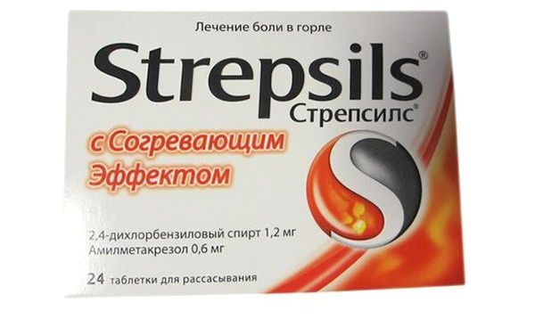 Стрепсилс с Согревающим Эффектом, таблетки для рассасывания, 24 шт.