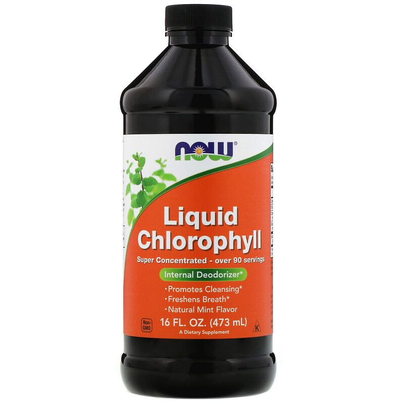 фото упаковки Now Liquid Chlorophyll Хлорофилл жидкий