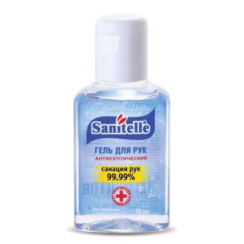 фото упаковки Sanitelle гель антисептический для рук без запаха