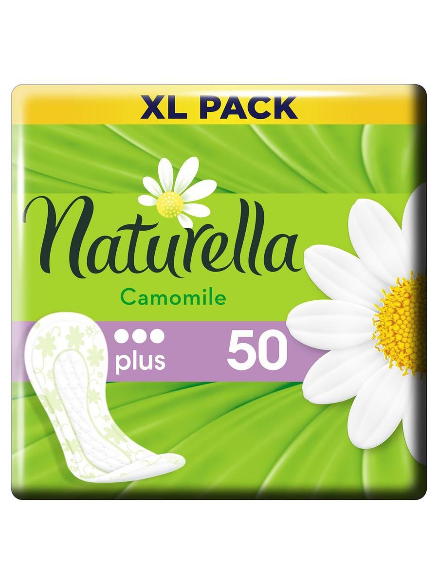 фото упаковки Naturella Camomile Plus прокладки ежедневные