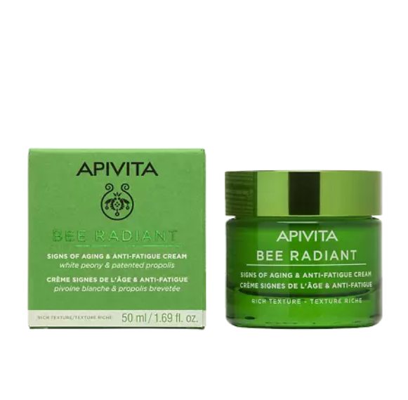 фото упаковки Apivita Bee Radiant Крем для лица с насыщенной текстурой