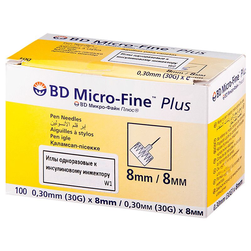 фото упаковки Игла одноразовая к инсулиновому инжектору BD Micro-Fine Plus