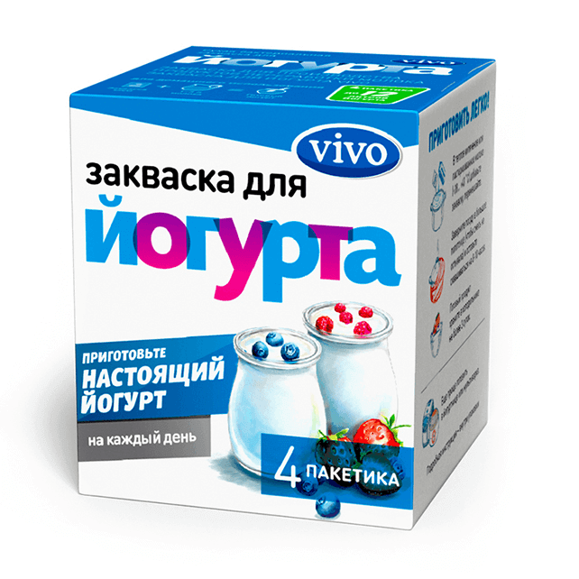фото упаковки Vivo закваска для йогурта