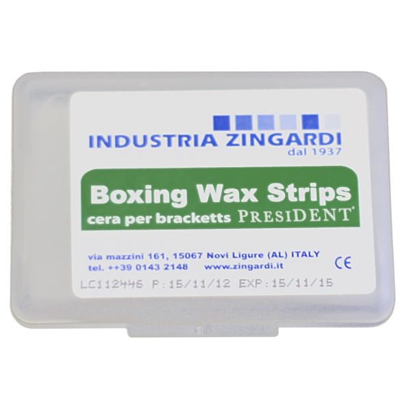 фото упаковки PresiDent Воск зуботехнический в полосках Boxing wax strips