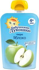 Бабушкино Лукошко Пюре яблоко, пюре, 90 г, 1 шт.