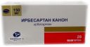 Ирбесартан Канон, 150 мг, таблетки, 28 шт.