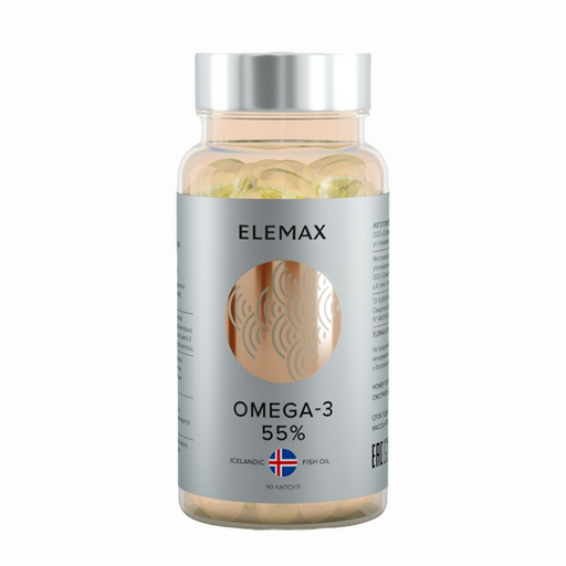 Elemax Omega-3 55%, капсулы, 90 шт.