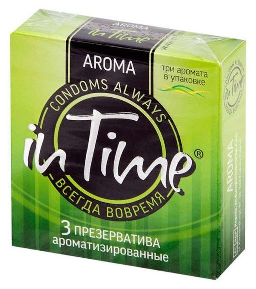 Презервативы In Time Aroma, презерватив, ароматизированные, 3 шт.