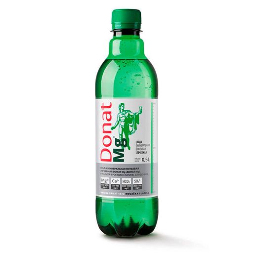 Вода минеральная Donat Mg, лечебная, в пластиковой бутылке, 500 мл, 1 шт. цена