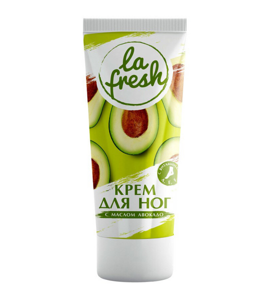 La fresh Крем для ног, крем, с маслом авокадо и витамином F, 70 мл, 1 шт.