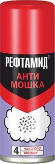 Рефтамид Антимошка аэрозоль против мошек комаров клещей, аэрозоль для наружного применения, 100 мл, 1 шт.