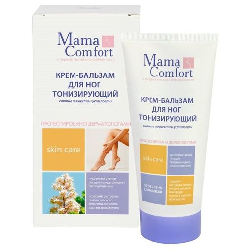 Mama Comfort Крем-бальзам для ног тонизирующий, крем-бальзам, 175 мл, 1 шт.