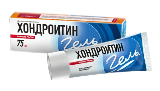 Хондроитин гель, гель для тела, 75 мл, 1 шт.