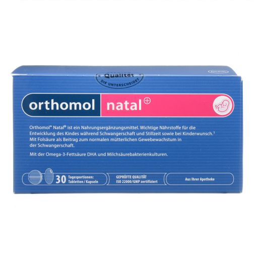 Orthomol Natal Plus, капсулы и таблетки, на 30 дней, 30 шт.