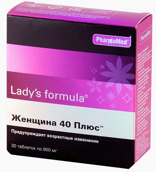 Lady’s formula Женщина 40 плюс, 900 мг, таблетки, 30 шт. цена