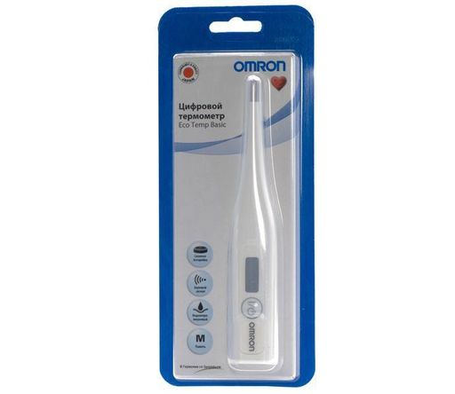 Термометр электронный OMRON Eco Temp Basic (MC-246-RU), 1 шт. цена