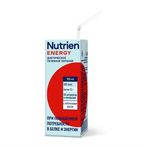 Nutrien Energy, смесь жидкая, с нейтральным вкусом, 200 мл, 1 шт. цена