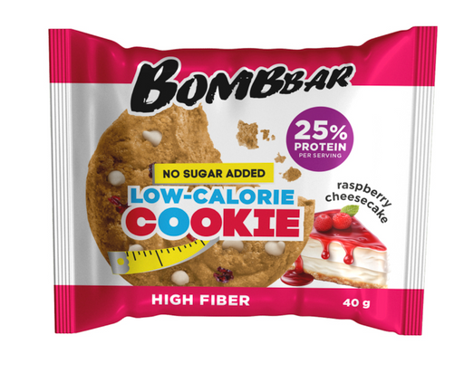 Bombbar печенье неглазированное Малиновый чизкейк, печенье, 40 г, 1 шт.