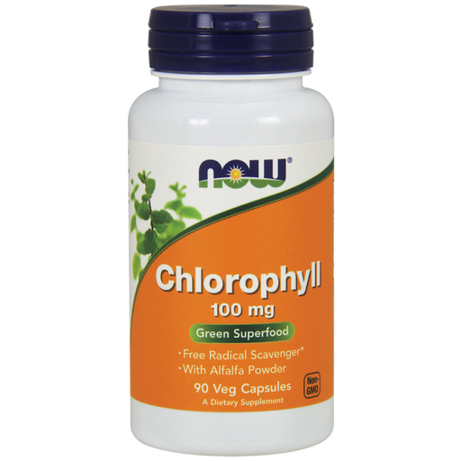 Now Chlorophyll Хлорофилл, 100 мг, капсулы, 90 шт.