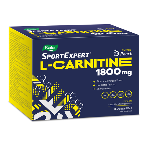 Спортэксперт L-карнитин, 1800 мг, раствор для приема внутрь, 50 мл, 8 шт.