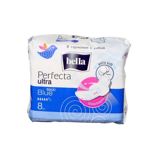 Bella perfecta ultra blue maxi прокладки, прокладки гигиенические, 8 шт. цена