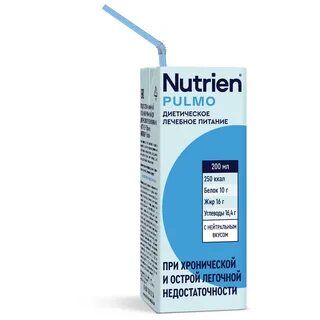 Nutrien Pulmo, смесь жидкая, с нейтральным вкусом, 200 мл, 1 шт.
