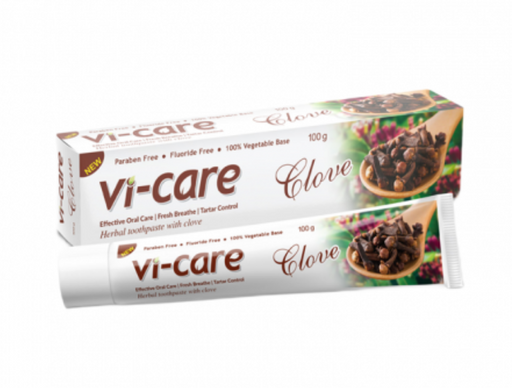 Vi-Care Clove Зубная паста на основе трав, с гвоздикой, 100 г, 1 шт.