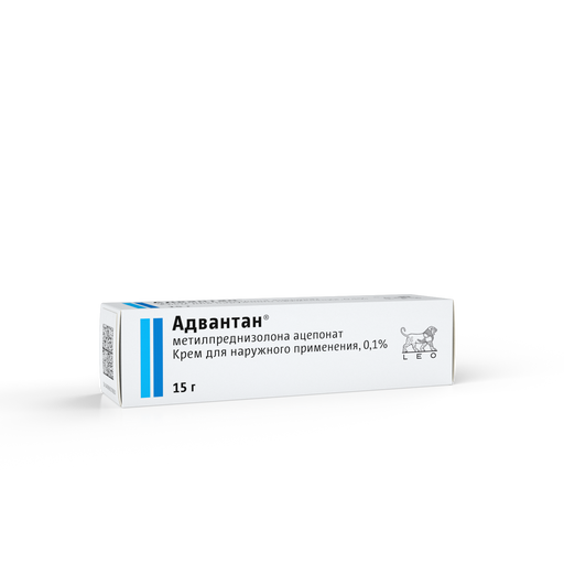 Адвантан, 0.1%, крем для наружного применения, 15 г, 1 шт. цена